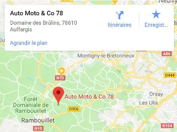 Carte de Localisation Auto Moto & Co 78